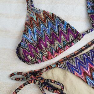 Victoria's Secret knit zigzag triangle bikini